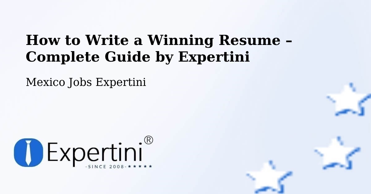 Resume Writing Guide for Job Seekers – Corerepe - Corerepe, Mexico Jobs Expertini
